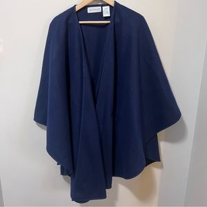 Polar fleece poncho